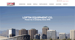 Desktop Screenshot of loftinequip.com